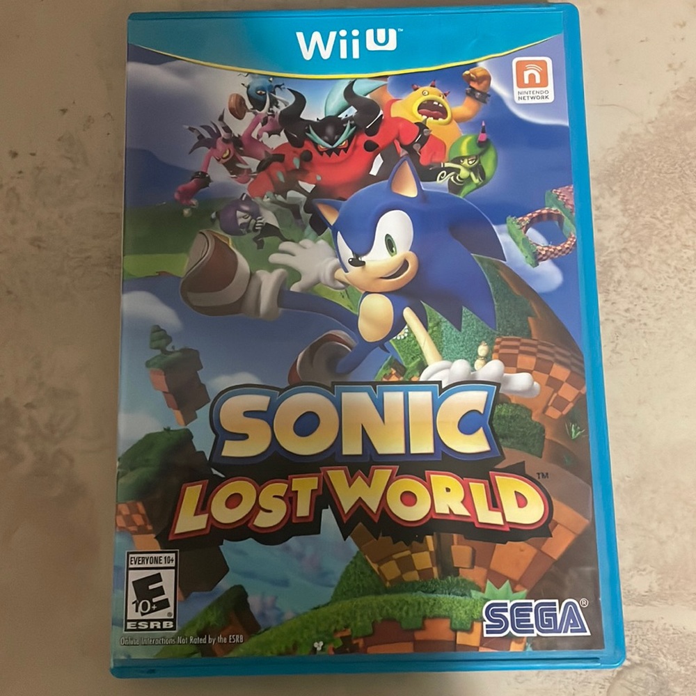 Sonic lost world for the (Wii U)